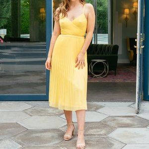 Ali & Jay gorgeous For the Gram Chiffon midi dress